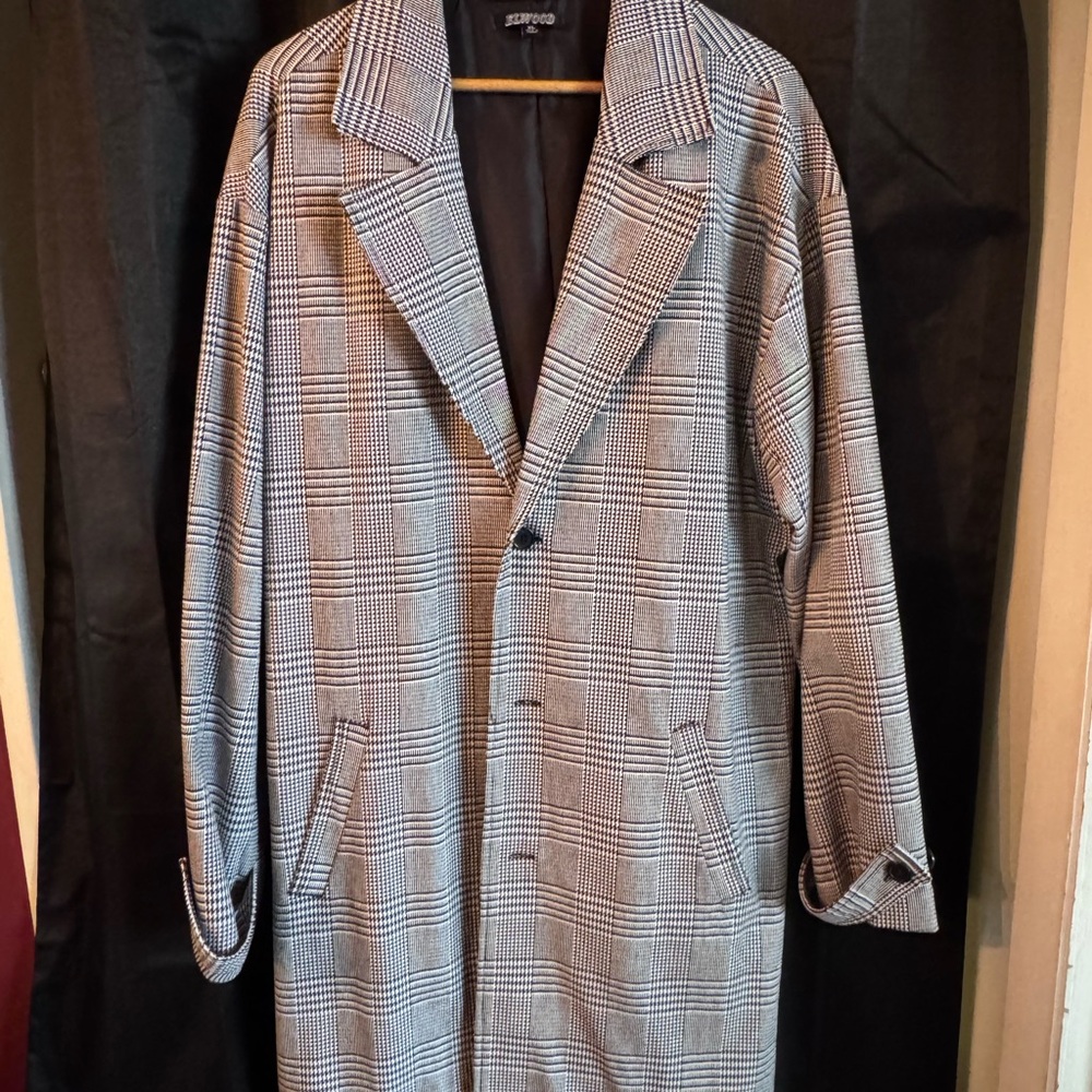 Elwood Plaid Overcoat